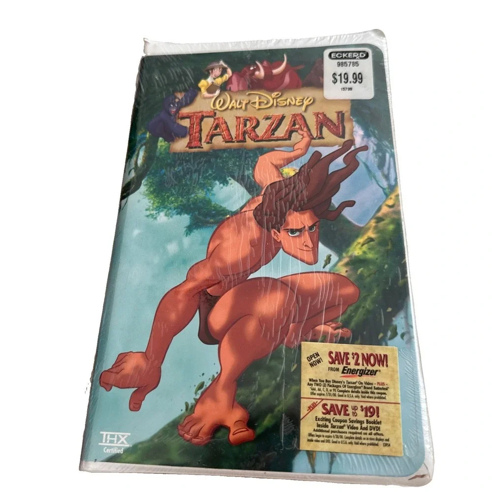 Tarzan - New & Sealed! VHS 1999 Disney Video Tape Movie Eckerd New Tags
